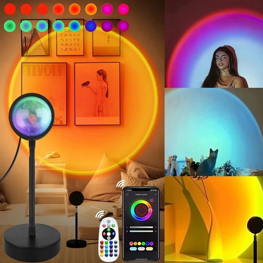 Sunset Glow Smart Projection LED Lamp