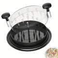 Upgraded Chicken Shredder with Transparent Cover, Large Non-Slip Blade for Meat & Vegetables, Easy to Clean