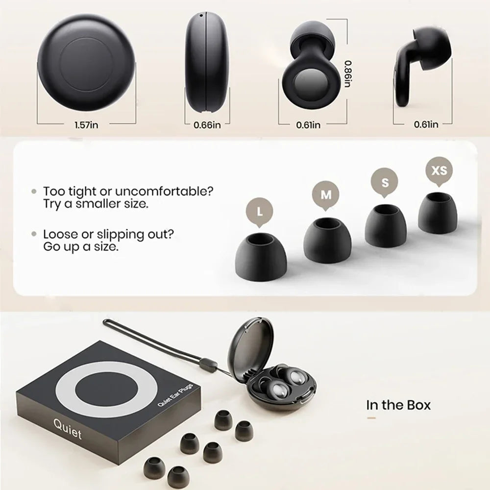 Premium Noise-Reducing Earplugs for Sleep, Focus & Travel