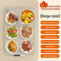 TINSOL Food Warmer Pad Foldable Silicone Heating Pad Portable Meal Cart Insulation Pad 8-Level Temperature Adjustment